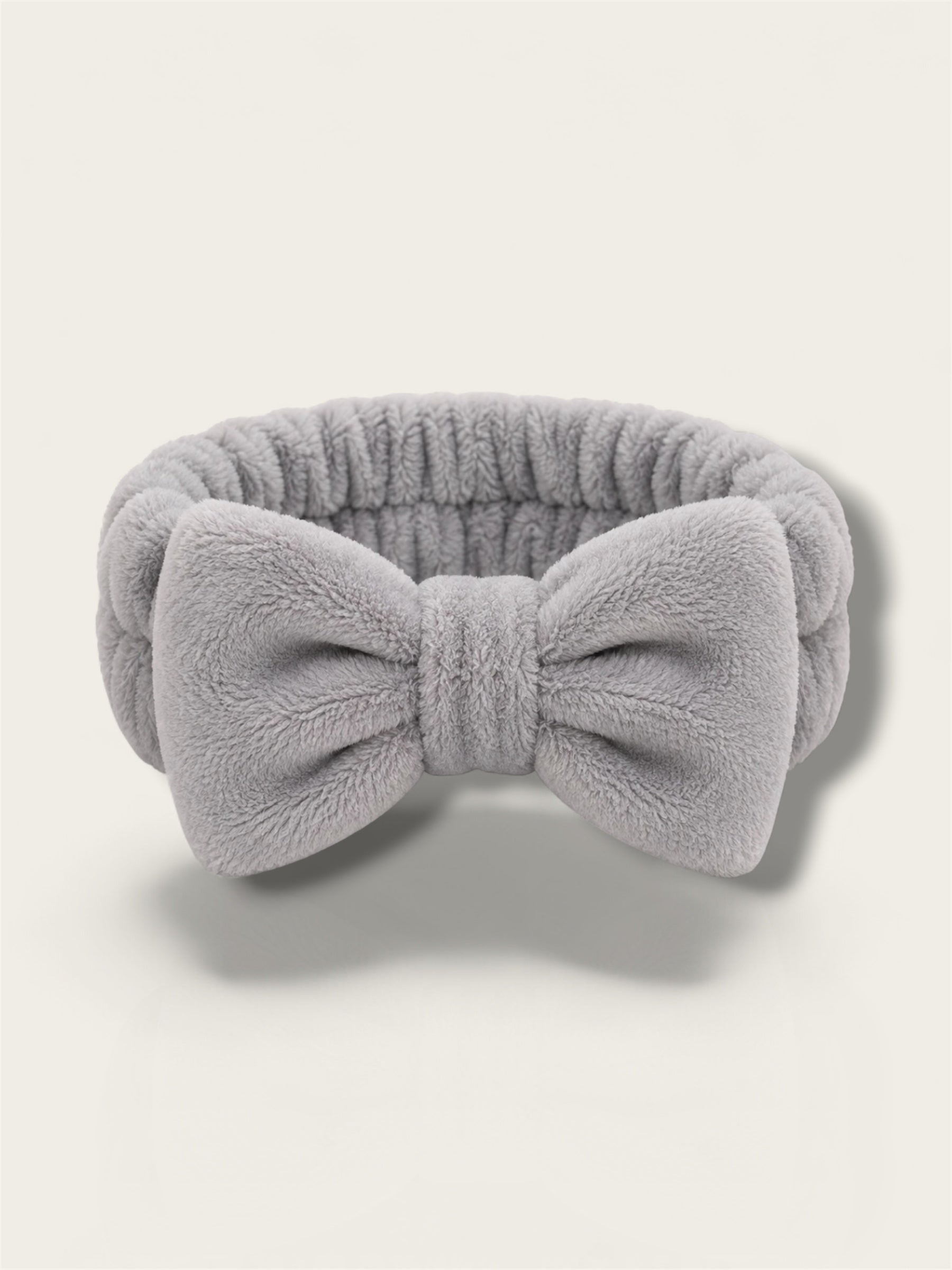 Plush Bow Spa Headband