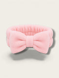 Plush Bow Spa Headband