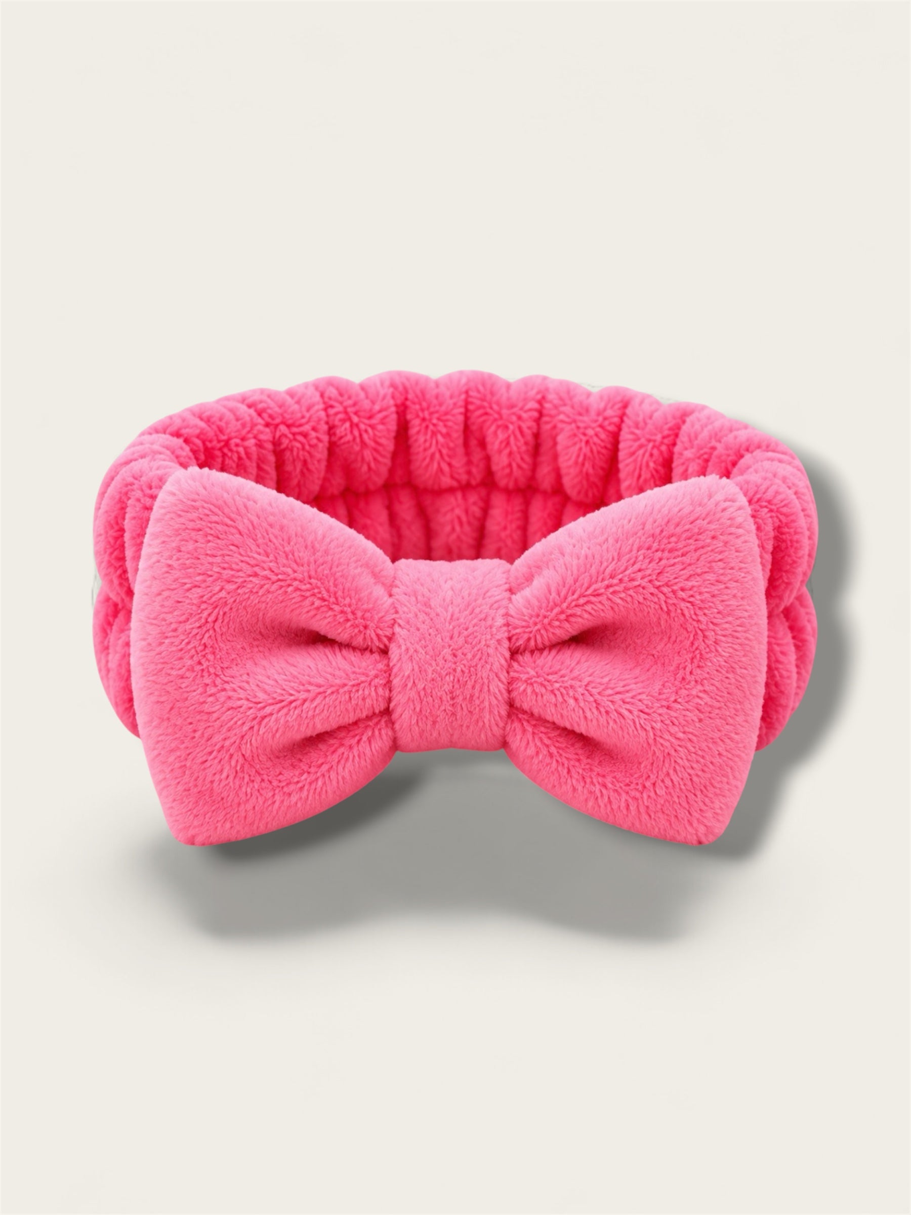 Plush Bow Spa Headband