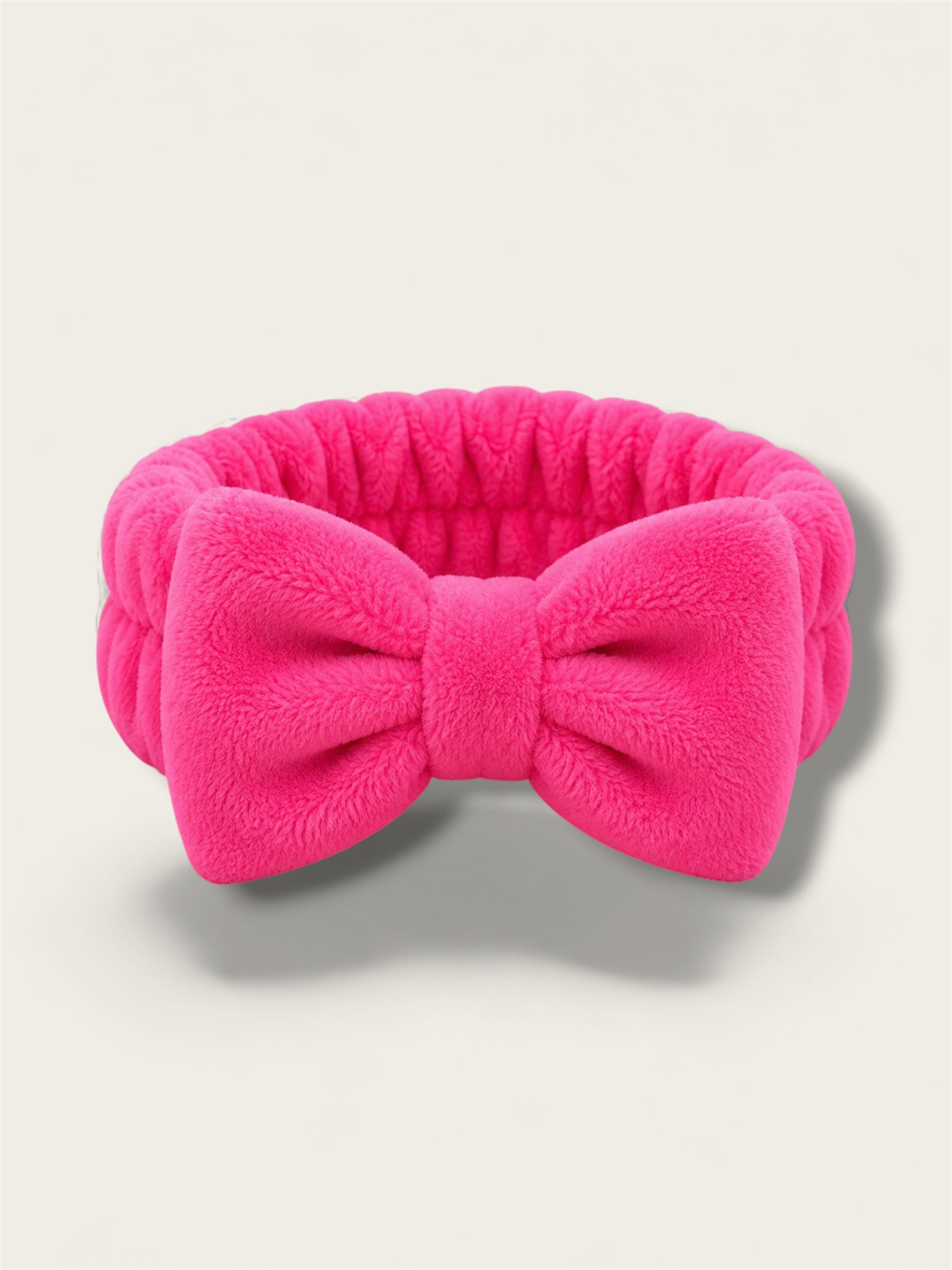 Plush Bow Spa Headband